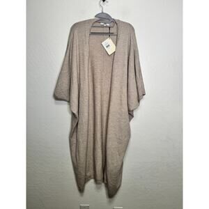 Love Bonito Womens Cacoon Sweater Duster 3/4 Sleeve Free Size Oat NEW lagenlook